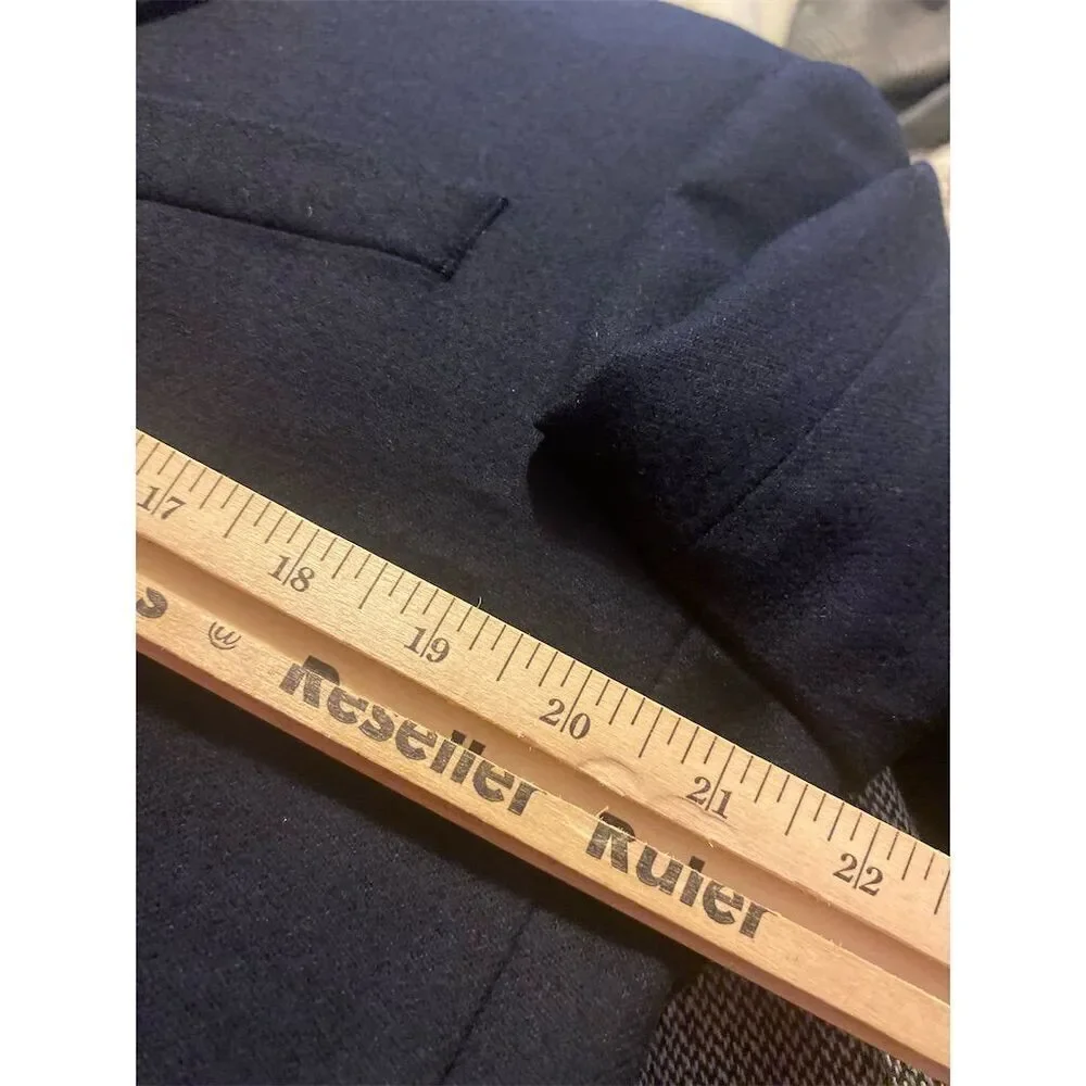 Cricketeer Men's Gray Tweed Blazer 50 R Herringbone Two-Button Formal